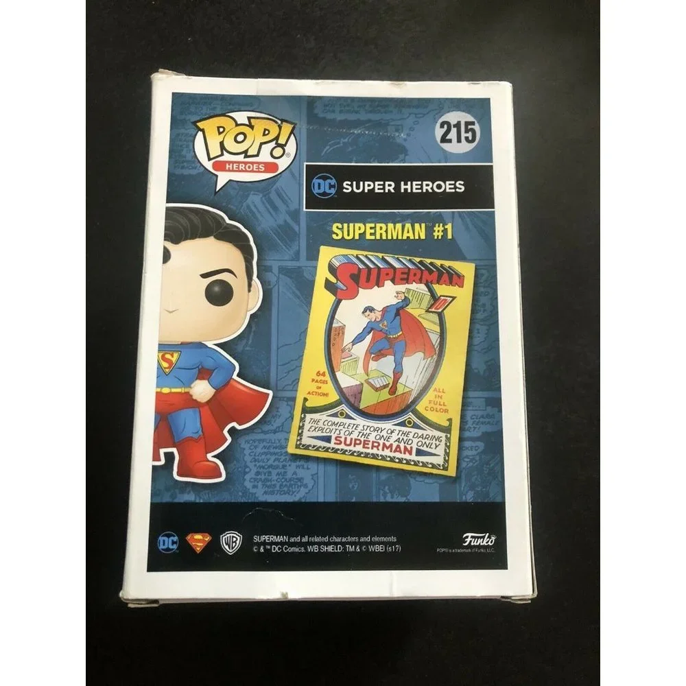 Funko DC POP! Superman #1 Exclusive Vinyl Figure #215 - Picture 4 of 6